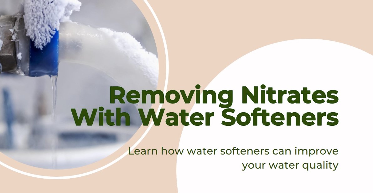Water Softener Removing Nitrates from Water