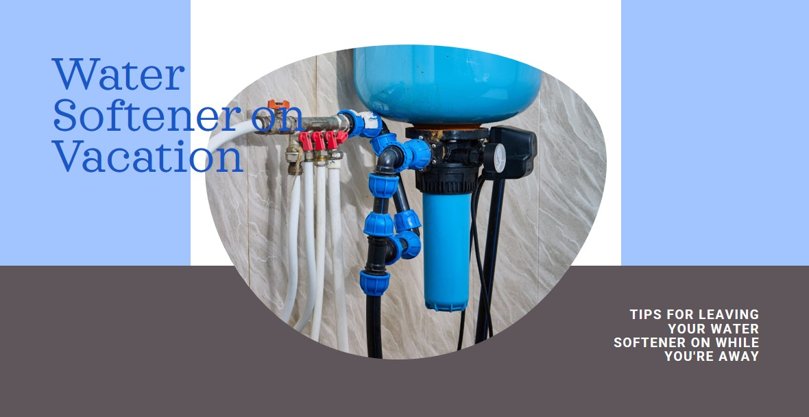 Image of a water softener in vacation mode.